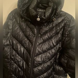 Calvin Klein Lightweight Packable Jacket with removable hood